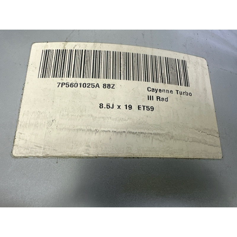 колісний диск (диски на авто) PORSCHE CAYENNE 958 2012 4.8 9583621381088Z
