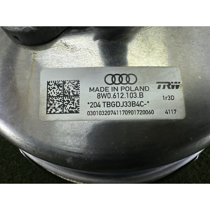 Вакуумный усилитель тормозов в сборе (тормозная система) AUDI A4 B9 2017 2.0 TFSI 8W0612107