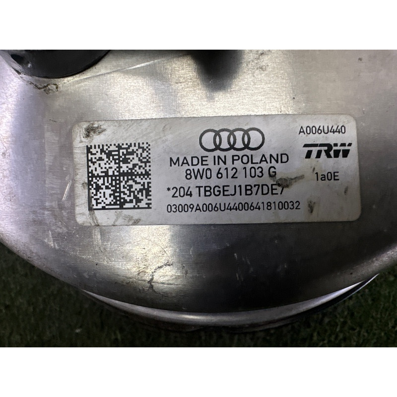Вакуумный усилитель тормозов в сборе (тормозная система) AUDI A4 B9 2018 2.0 DBPA 8W0612107