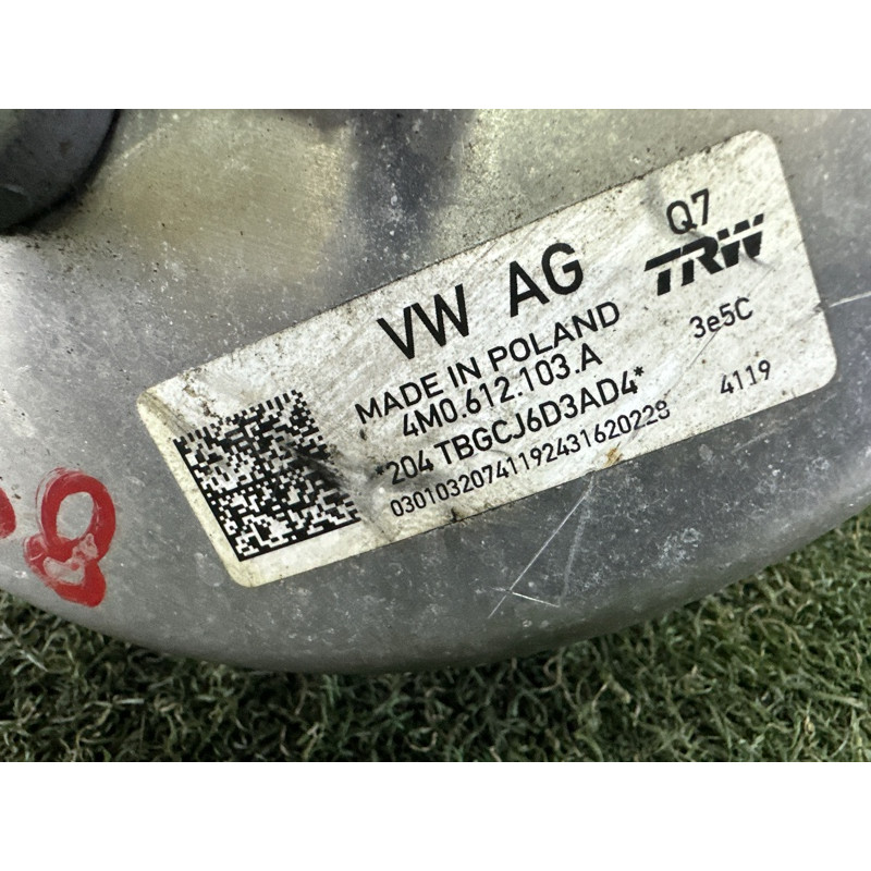 Вакуумный усилитель тормозов в сборе (тормозная система) AUDI Q7 4M 2017 3.0 TFSi 4M0612107A