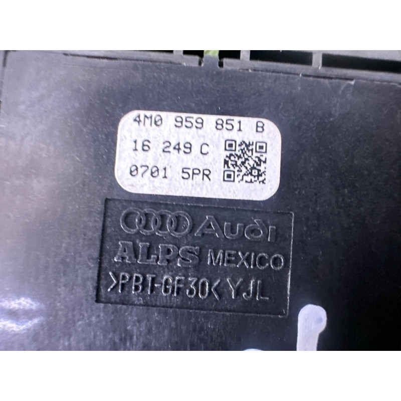 Блок кнопок стеклоподъемников (электрика / кнопки) AUDI Q7 4M 2017 3.0 CREC 4M0959851B5PR