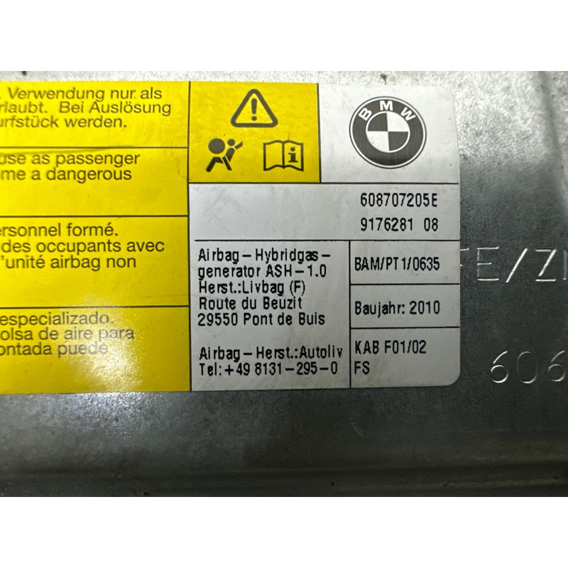 Airbag колін (airbag / безпека) BMW 7-series F01 2011 3.0 N54 72129176281