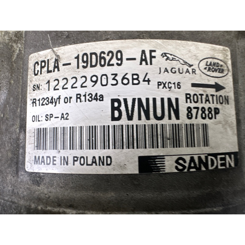 Компресор кондиціонера (отопление и кондиционирование) LAND ROVER RANGE ROVER Sport L494 2016 3.0 Diesel LR112584