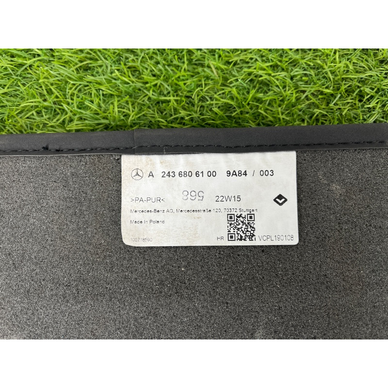 Комплект ковриков (салон) Mercedes-Benz EQB 350 X243 2022 A24368095019A84