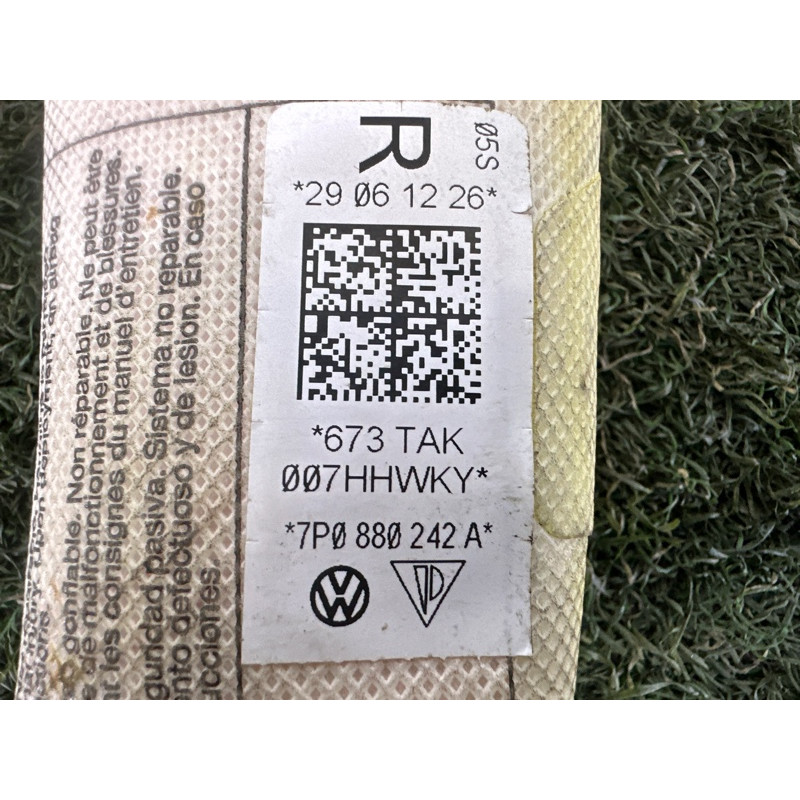 Airbag сидения (airbag / безопасность) Volkswagen Touareg NF 2012 3.0 Hybrid CGFA 7P0880242D