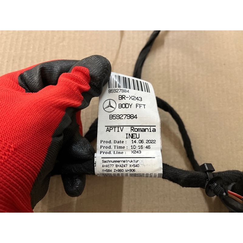 Проводка салона (электрика) Mercedes-Benz EQB 350 X243 2022 A2435400502