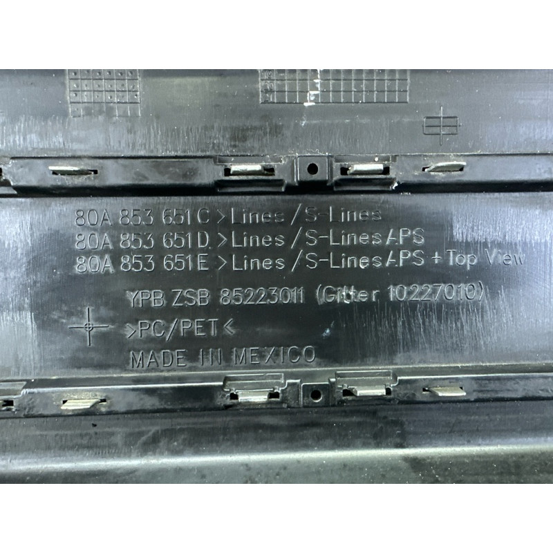 Бампер (наружные элементы кузова) AUDI Q5 FY 2018 2.0 80A853651HRP5