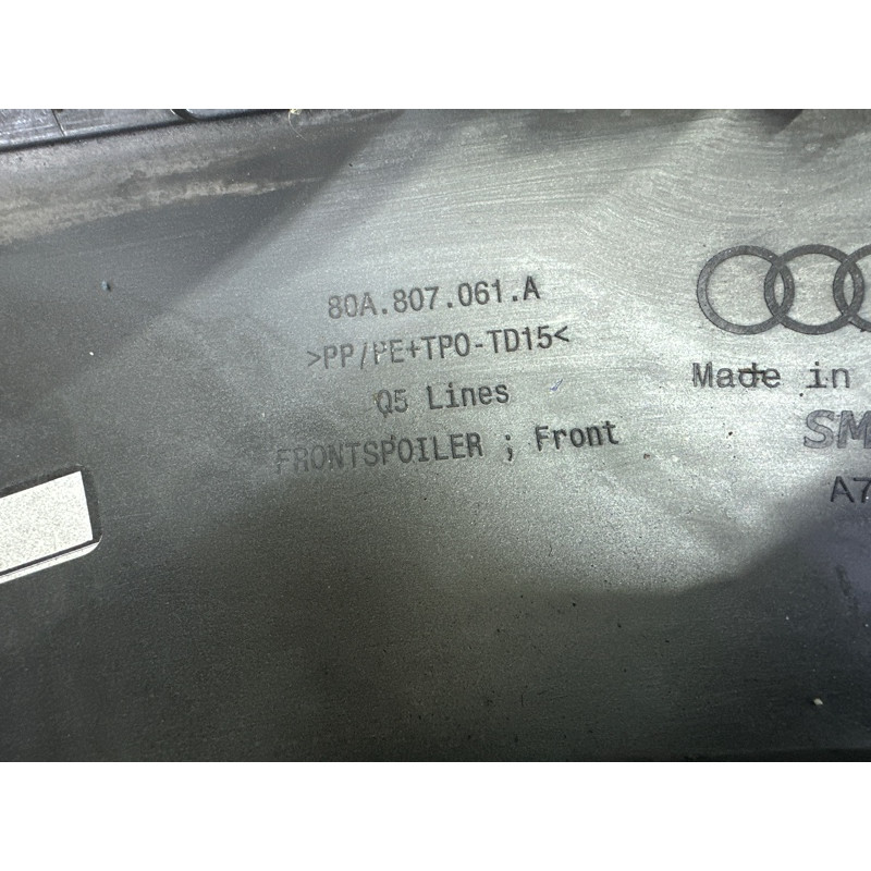Бампер (наружные элементы кузова) AUDI Q5 FY 2020 2.0 80A853651JRP5