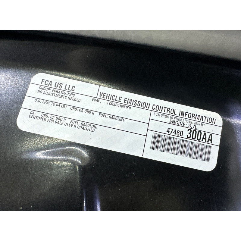 Капот (кузов и элементы) Jeep Grand Cherokee WK2 2015 5.7 HEMi 55369587AD