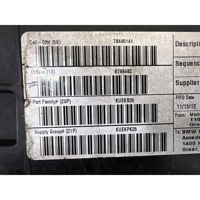Крепление радиатора (кузов и элементы) BMW X3 F25 2013 2.0 17117593838