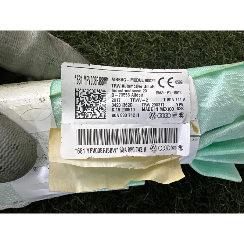 Airbag шторка (airbag / безпека) AUDI Q5 FY 2018 2.0 80A880742H