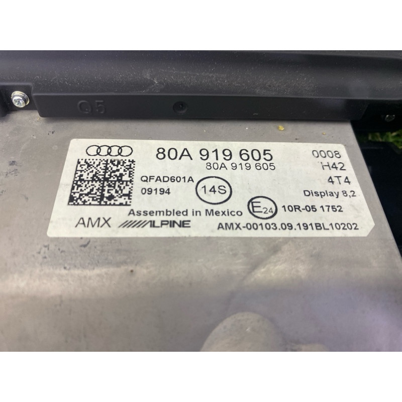Монітор (електрика) AUDI Q5 FY 2020 2.0 DJYA 80A919605
