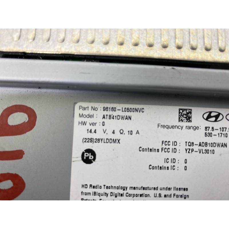 Магнітола (электрика) Hyundai Sonata DN8 2020 2.5 96160L0500NVC