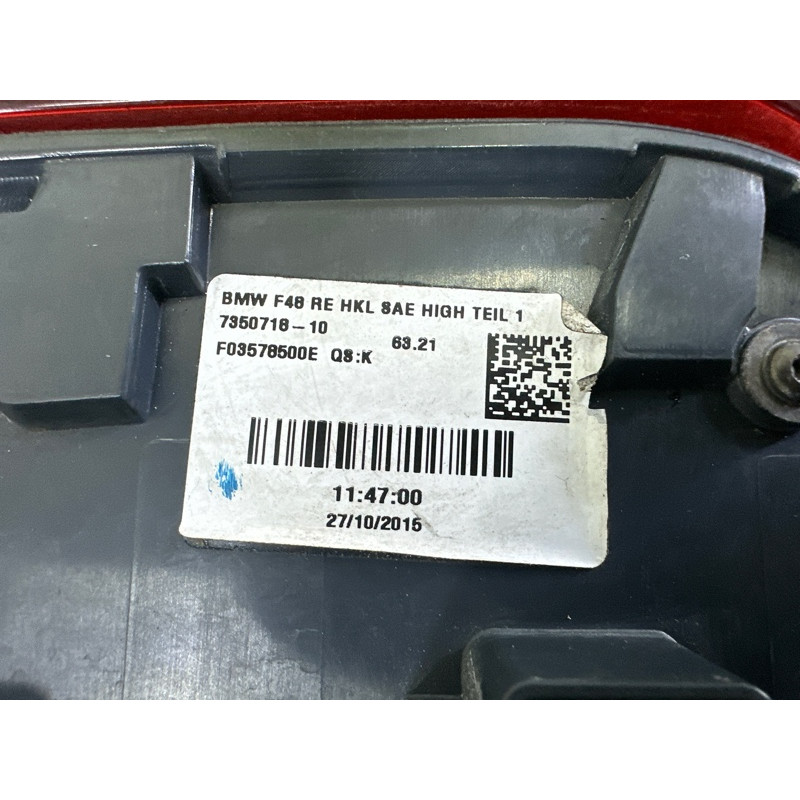 Задний фонарь (оптика) BMW X1 F48 2016 2.0 63217488548