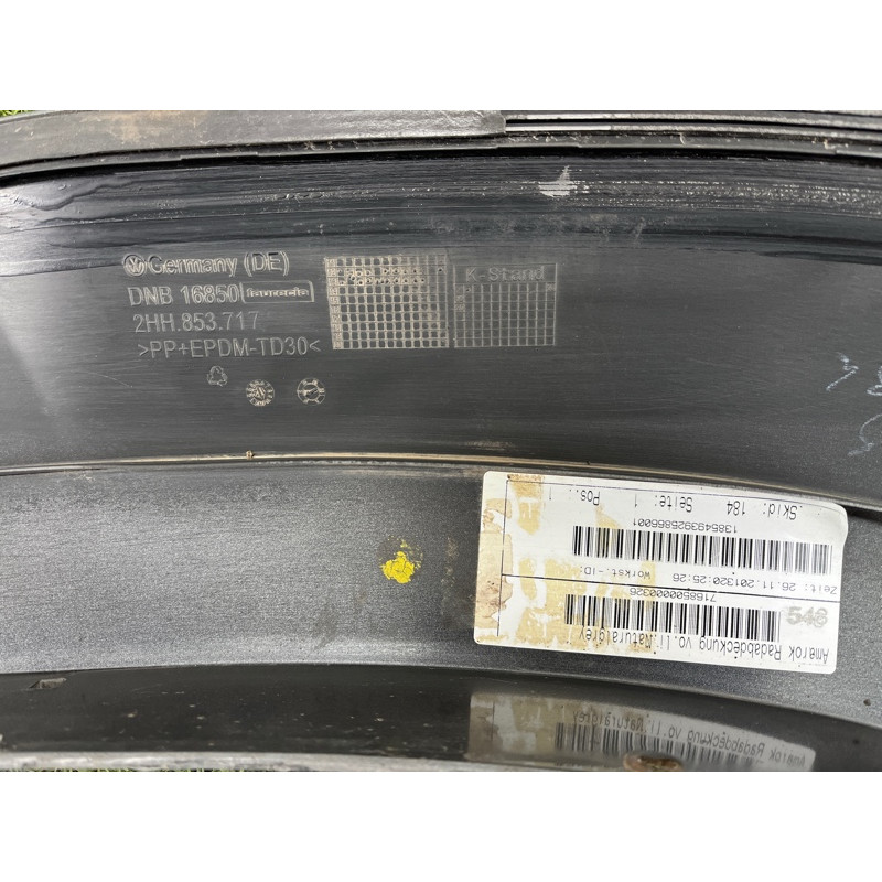 Накладка на крыло (кузов и элементы) Volkswagen Amarok Not specified 2.0 2HH853717GRU