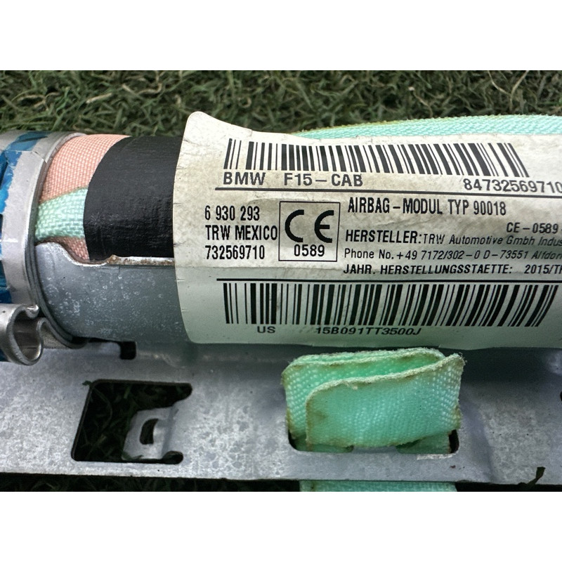 Airbag шторка (airbag / безопасность) BMW X5 F15 2015 3.0 72127325697