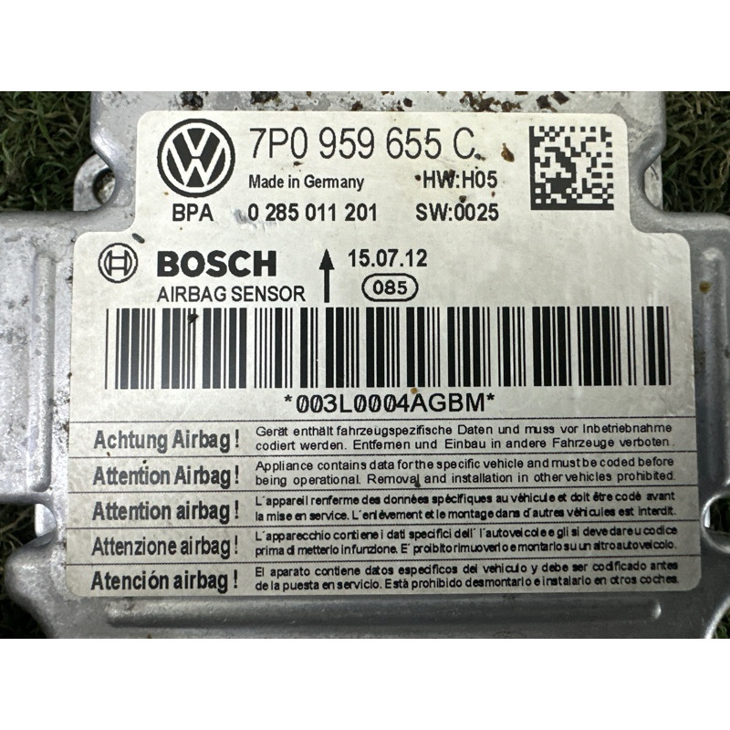 Блок управління airbag (airbag / безпека) Volkswagen Touareg NF 2013 3.6 CGRA 7P0959655C