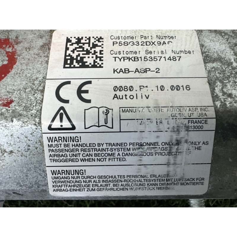 Airbag колін (airbag / безпека) Jeep Grand Cherokee WK2 2015 5.7 HEMi 5SG32DX9AB