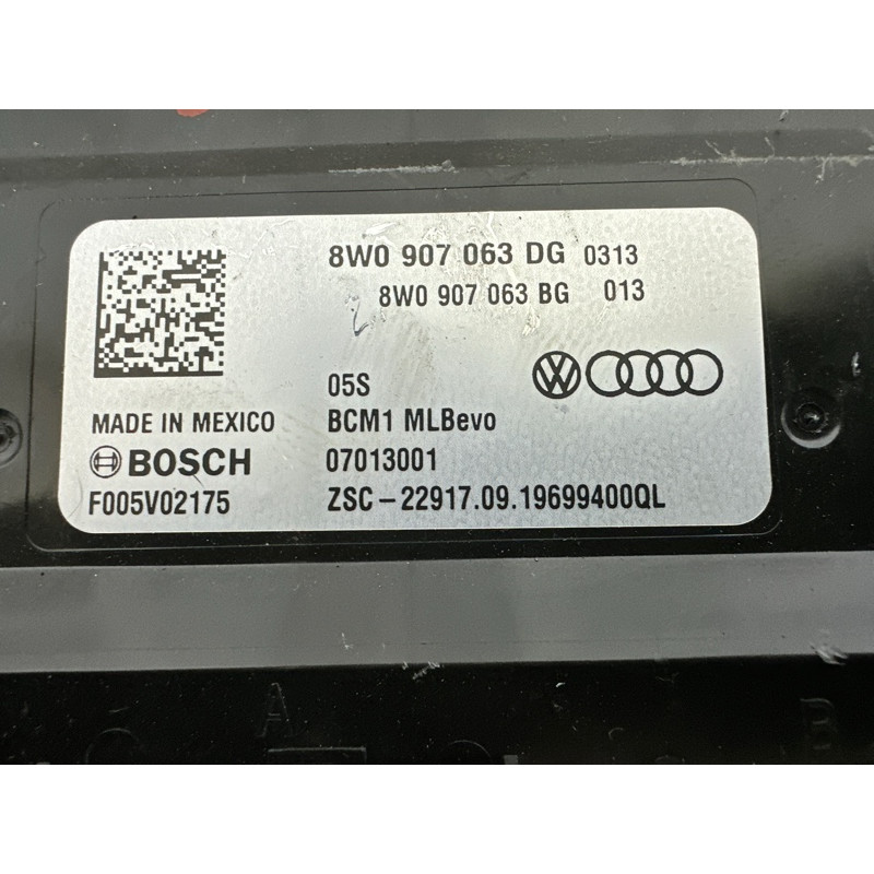 Модуль BCM (электрика / блоки управления) AUDI Q5 FY 2020 2.0 DJYA 8W0907063DG