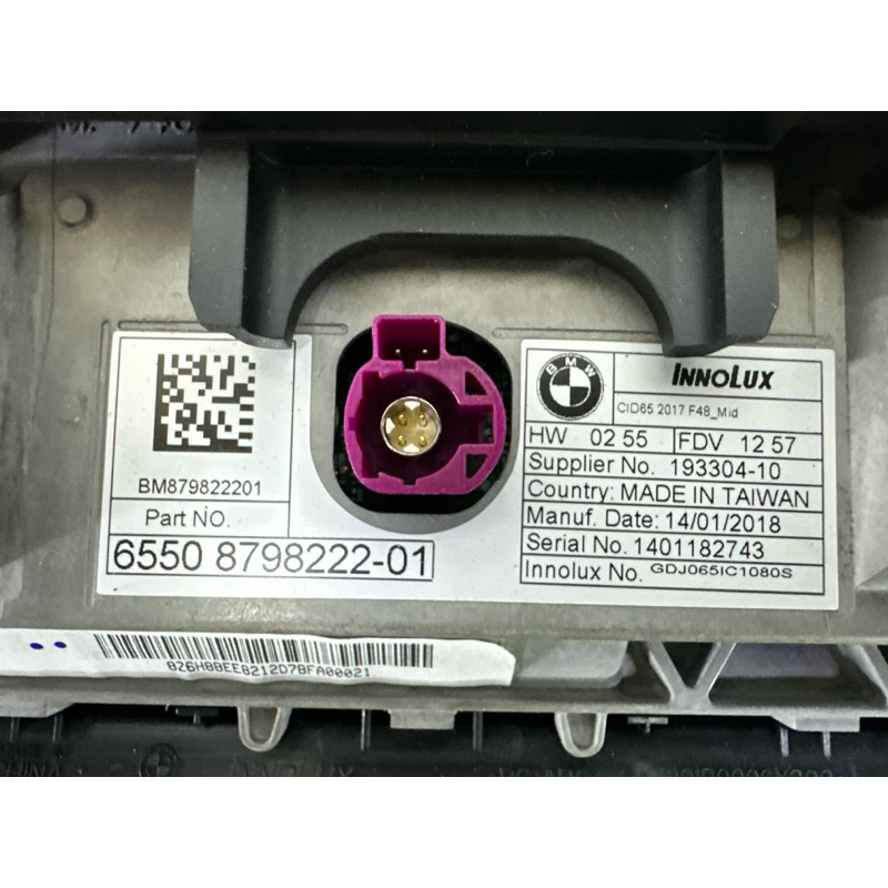 Монітор (електрика) BMW X1 F48 2018 2.0 65508803369