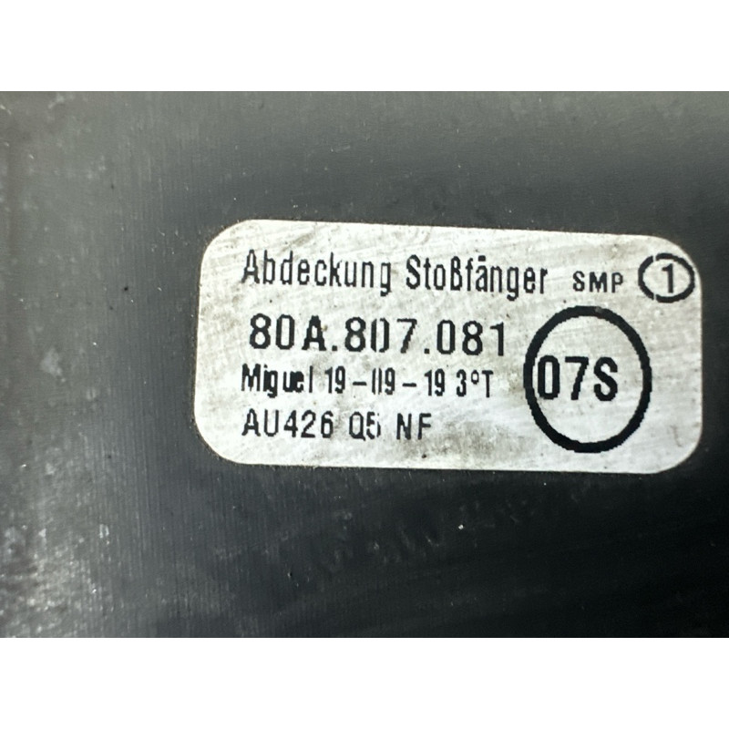 Накладка передньої панелі (кузов і елементи) AUDI Q5 FY 2020 2.0 DJYA 80A807081