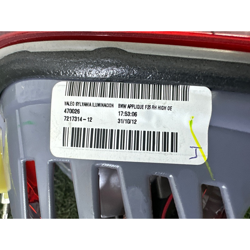 Задний фонарь (оптика) BMW X3 F25 2013 2.0 63217217314