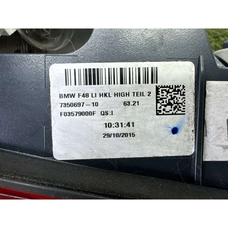 Задній ліхтар (оптика) BMW X1 F48 2016 2.0 63217350697