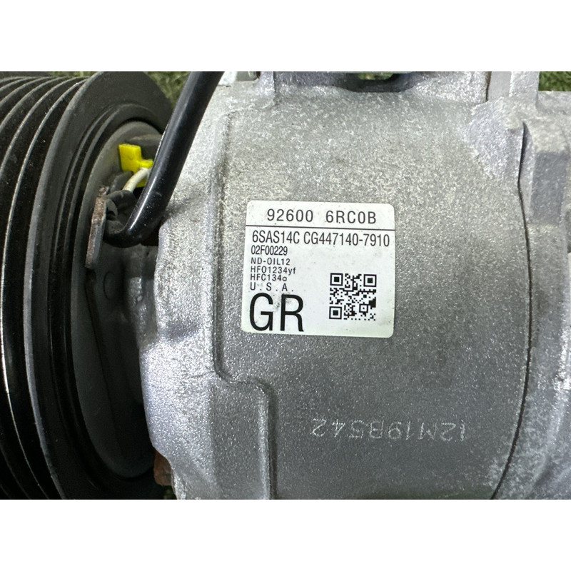 Компрессор кондиционера (отопление и кондиционирование) Nissan Rogue T33 2022 1.5 KR15DDT 926006RC0B