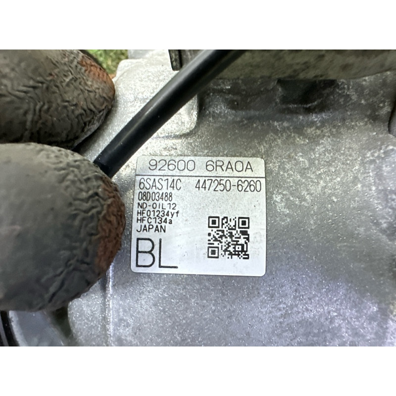 Компрессор кондиционера (отопление и кондиционирование) Nissan Rogue T33 2021 2.5 PR25DD 926006RA0A
