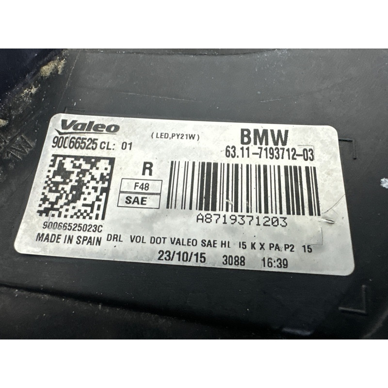 Фара (оптика) BMW X1 F48 2016 2.0 63117428740