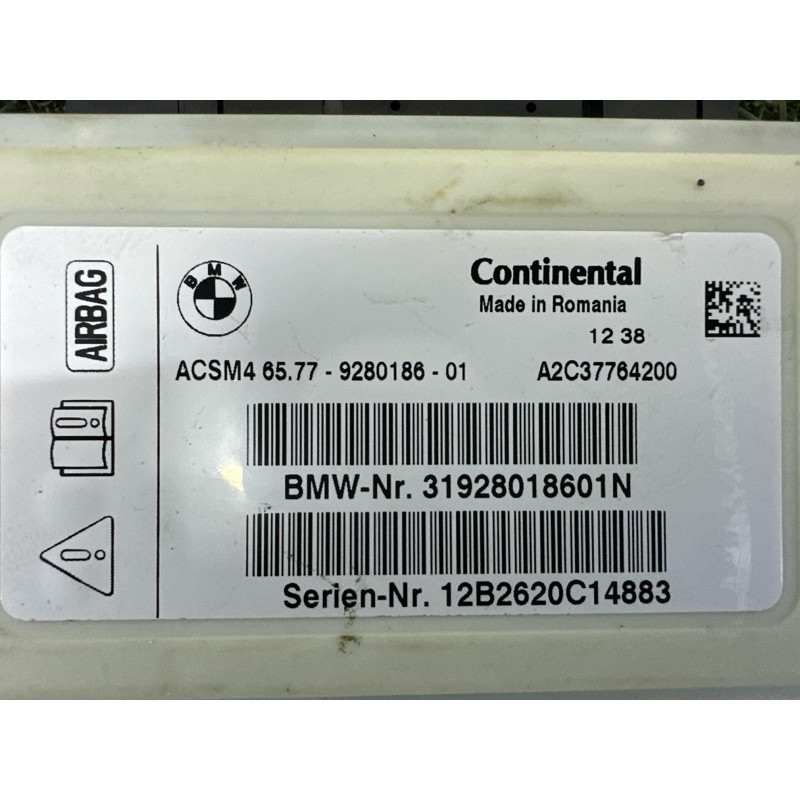 Блок управління airbag (airbag / безпека) BMW X3 F25 2013 2.0 65777911607
