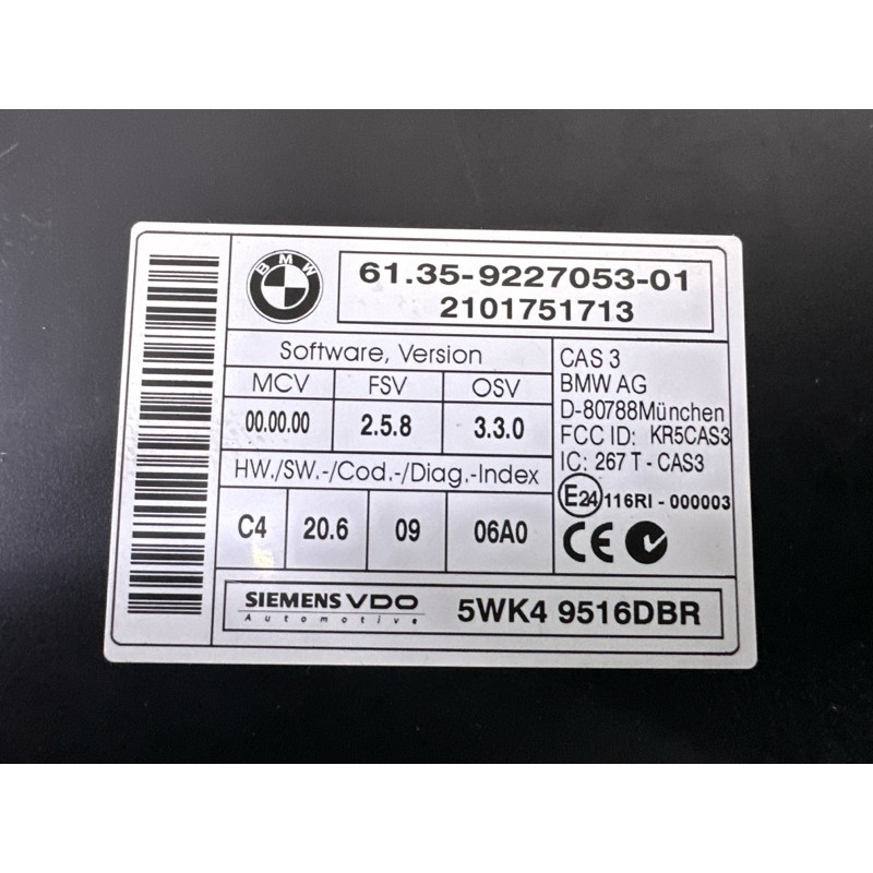 Блок управления CAS (электрика / блоки управления) BMW X5 E70 2011 3.0 61359395656