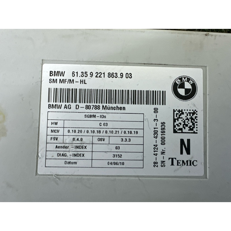Блок управления сиденьем (электрика / блоки управления) BMW X5 E70 2011 3.0 61359264977