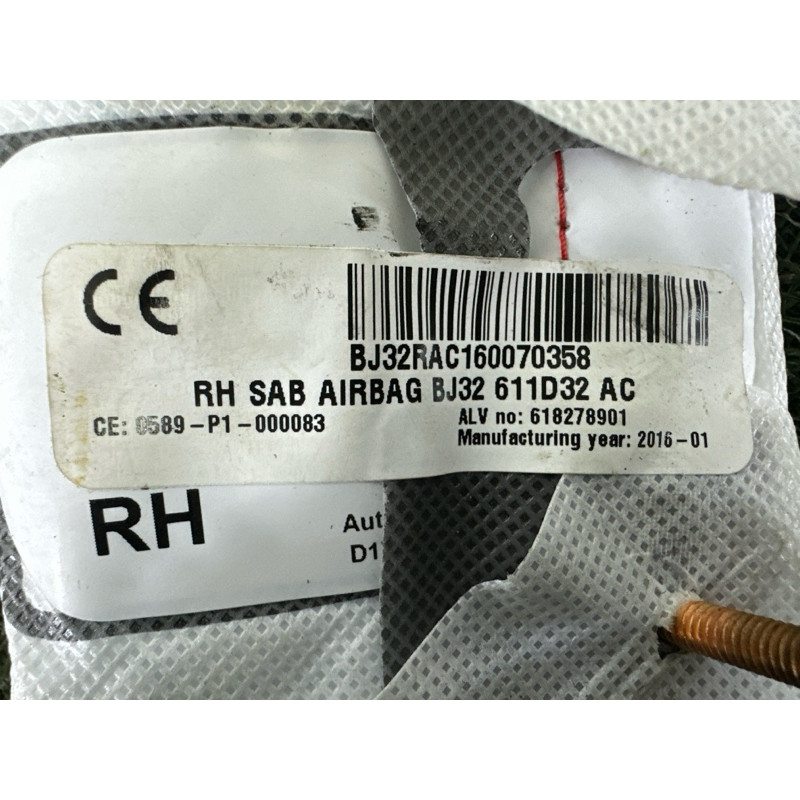 Airbag сидения (airbag / безопасность) LAND ROVER Discovery Sport L550 2016 2.0 LR026019