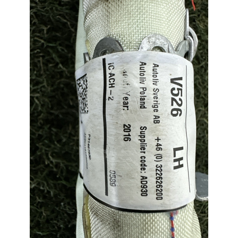 Airbag шторка (airbag / безопасность) Volvo XC90 T6 2017 2.0 31694106