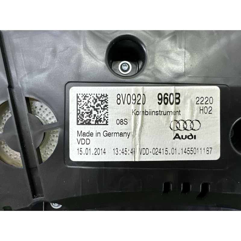 Панель приборов (салон) AUDI A3 8V 2015 1.8 8V0920960H