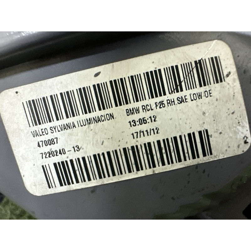 Задний фонарь (оптика) BMW X3 F25 2013 2.0 63217220240