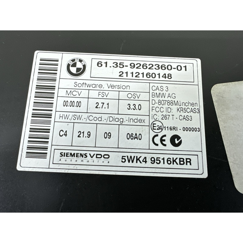 Блок управления CAS (электрика / блоки управления) BMW X5 E70 2012 4.4 61359395656