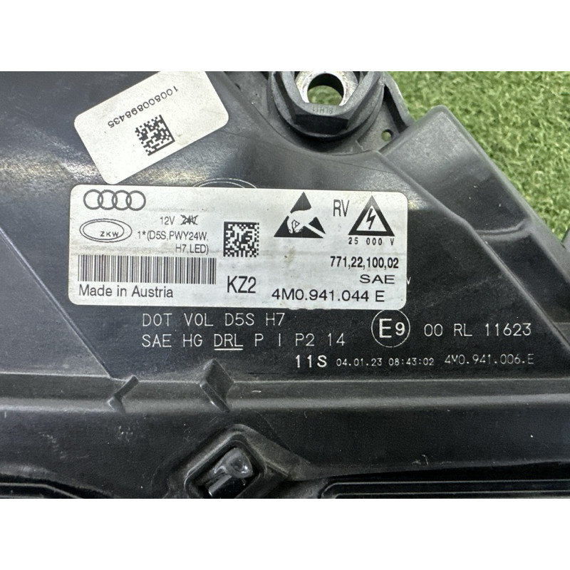 Фара (оптика) AUDI Q7 4M 2017 3.0 4M0941044B