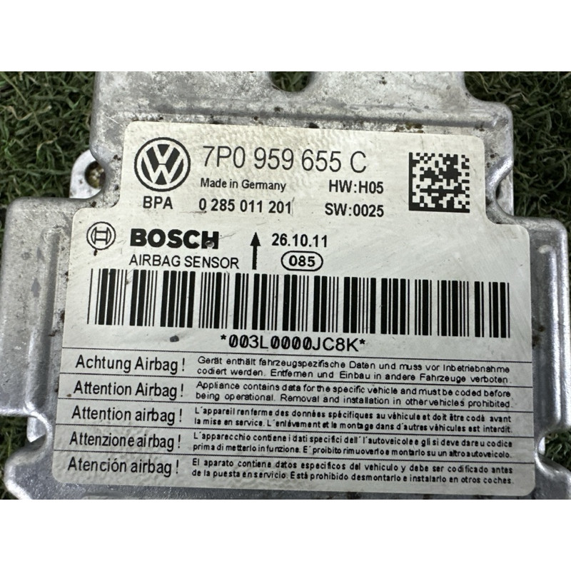 Блок управления airbag (airbag / безопасность) Volkswagen Touareg NF 2012 3.0 7P0959655C025