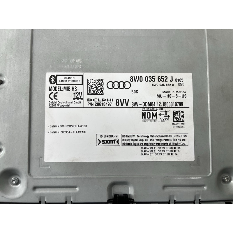 Блок управления мультимедиа (электрика / блоки управления) Audi Q5 Not specified 8W0035654J