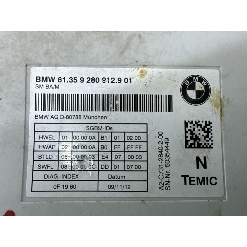 Блок управления сиденьем (электрика / блоки управления) BMW X3 F25 2013 2.0 61359459673