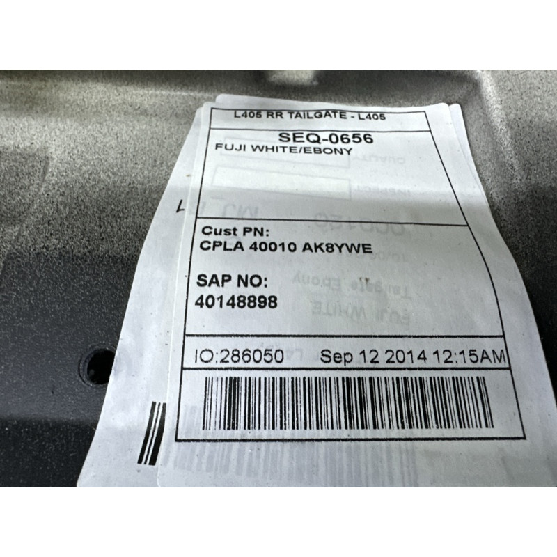 Крышка багажника (кузов и элементы) LAND ROVER Range Rover L405 2014 5.0 LR051314