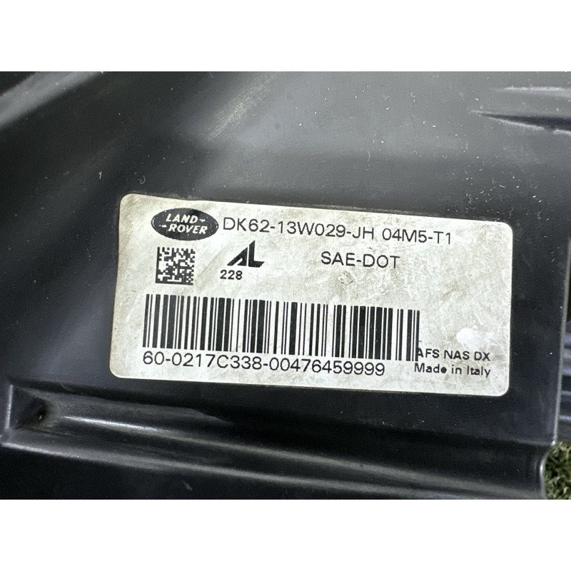 Фара (оптика) LAND ROVER RANGE ROVER Sport L494 2014 5.0 LR056252