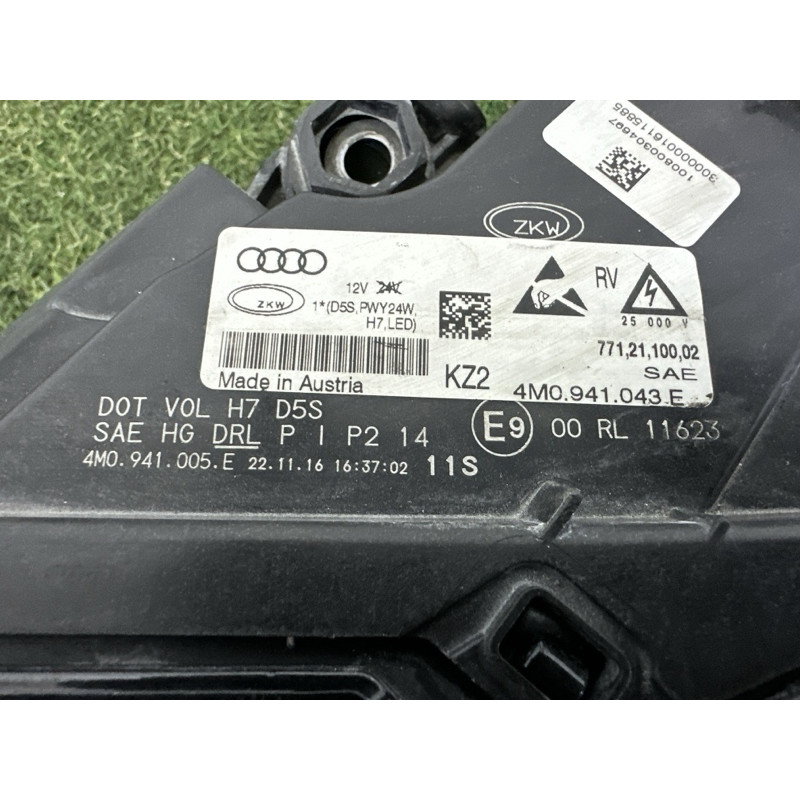 Фара (оптика) AUDI Q7 4M 2017 3.0 4M0941043B
