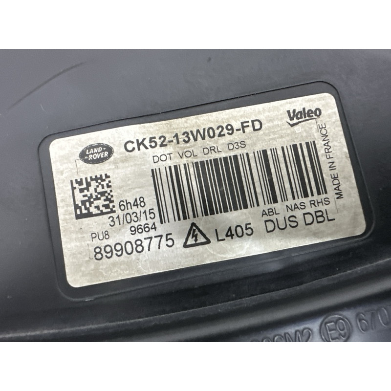 Фара (оптика) LAND ROVER Range Rover L405 2014 5.0 LR046923